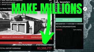EASY WAY TO MAKE MILLIONS WITH THE VEHICLE WAREHOUSE SOLO - GTA 5 ONLINE