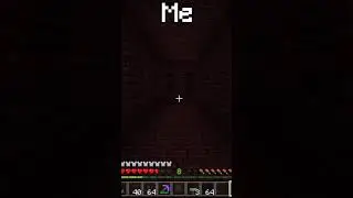 me vs my friend in nether fortress #minecraft #luck #not fair