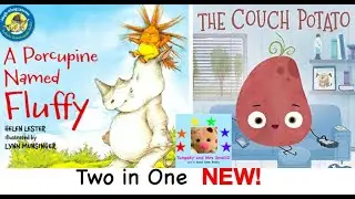 Two New! Porcupine Named Fluffy and Couch Potato - Two; 