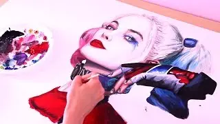 PAINTING - Suicide Squad Harley Quinn