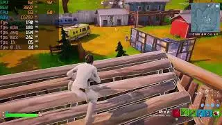 RX 7600 + Ryzen 7 5800X - Fortnite (Battle Royale) Chapter 2 Remix - 1080p high settings