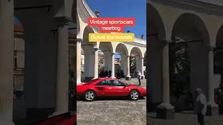 Vintage sportscars meeting in Italy