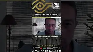 What Is Your Cost Of Capital? #shorts #realestate #prereal #podcast