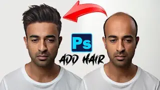 #how to replace loss hair to original hair style with Photoshop cs6 #hairstyle  #new trick #2024