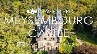 Meysembourg Castle Luxembourg 4K Drone Footage