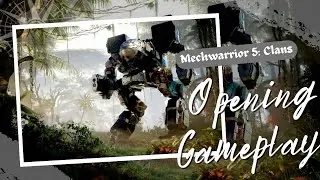 Mechwarrior 5: Clans Opening Gameplay met chat