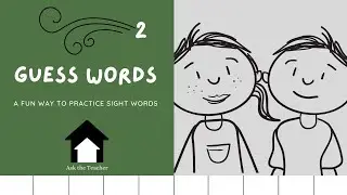 Sight Words Game:  Guess words 2