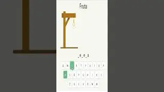 JOGO DA FORCA  - CATEGORIA FRUTAS #shorts