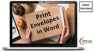 How to Print Envelopes in Word   MAC Version