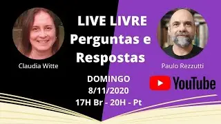 Live com Claudia Witte e Paulo Rezzutti