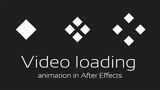 How to make video loading animation in adobe after effects
