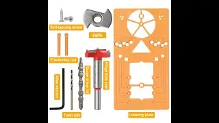 35mm concealed hinge jig drill guide set