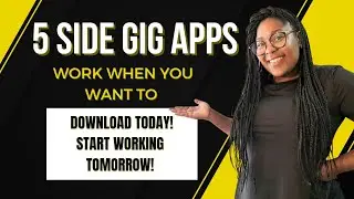 5 SIDE GIG APPS NO ONE IS TALKING ABOUT #gigapps #gigapps2022