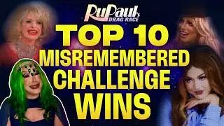 Top 10 MISREMEMBERED Challenge Wins On Drag Race | Conspira Sees