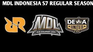 RRQ Sena vs Dewa United MDL S7 Regular Season game 3.