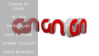 How to make attractive 3D text in Cinema 4D - YouTube