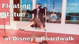 Female Floating Statue @ Disney's Boardwalk!
