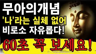 (반야심경) 무아(無我)란 무엇인가? 1시간 부처님 말씀