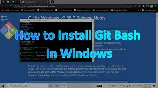 How to install Git bash in Windows