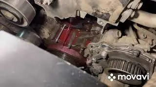 Замена ремня ГРМ, Замена помпы Toyota hilux