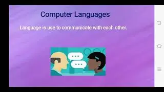Computer Languages Part 1