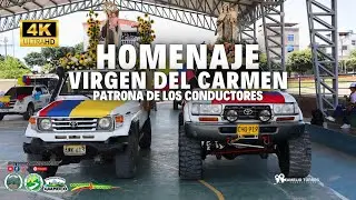 Homenaje mix virgen del carmen 2024 - toyoteros #virgendelcarmen #colombia #toyoteros #4k #offroad