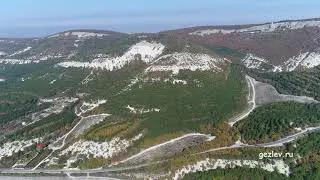 Крым, село Терновка, Севастополь, вид с квадрокоптера.