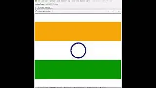 INDIAN FLAG with python code | LEARNE WITH LIKI | 