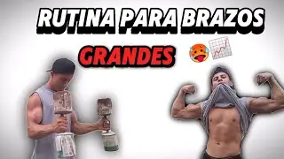 🚨as esta rutina si quieres brazo grandes💪🥵📈 #gymencasa #rutinasencasa #fly