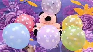 fun balloon popping show #satisfying #balloon #water