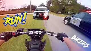 Police Chase Motorcycles - Angry People VS Dirt Bikers | Best Compilation #7