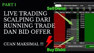 (PART 1) LIVE SCALPING SAHAM PAKAI MK SUPER NGEBUT! CARA PAK BEKTI SUTIKNA