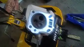 ЗАКЛИНИЛ Мотоблок HUTER MK 7500 заклинил часть 2