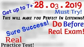 IELTS Listening Practice Test 2019 With Answers | 28.03.2019