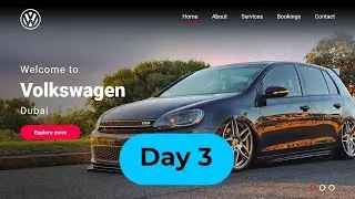 DAY 3 | LIVE Website Coding | How To Create a Responsive Website Using HTML and CSS From Scratch