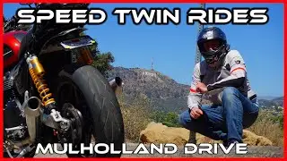 Speed Twin Rides Mulholland Drive