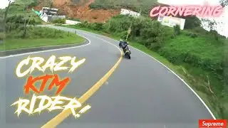 KTM Duke 390 Cornering! - Crazy Rider