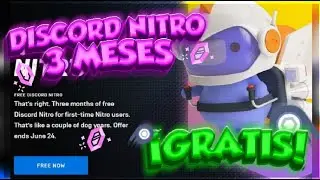 😱 !!COMO OBTENER DISCORD NITRO GRATIS POR 3 MESES!! 🤯 - NuevoJuanse