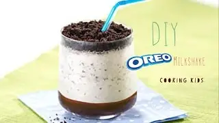 Easy Oreo Milk shake!|Cooking Kids!~PunnWinandWeir