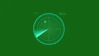 radar effect green screen