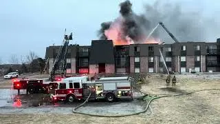 Apartment fire 5636 N 105th Plaza ￼