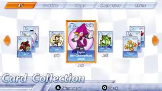 Sonic Rivals - All Collectibles (Skins, Cards and Costumes)