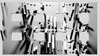 Plane 8 Windows - Video Mapping Facade: Projection 3D Mapping