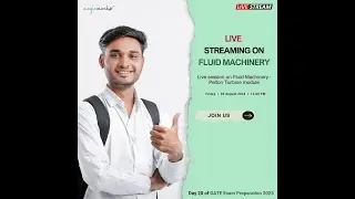 Day 20 of GATE Exam Preparation 2025 | Fluid Machinery