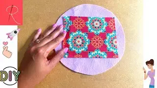 COSTURA CRIATIVA UTILIZANDO FELTRO E TECIDO ⭐️ CANAL DA ROSA
