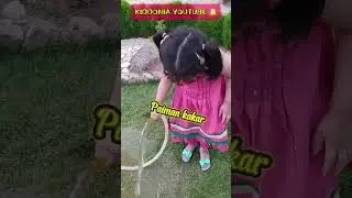 watering the grass #tree #grass #kids