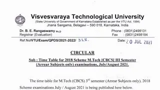 VTU UPDATE:-VTU Official Notification Released🤩||Vtu latest update today||#vtu #be_smarrt_updates
