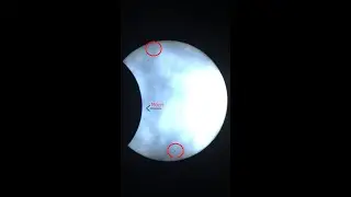 Partial Solar Eclipse and Sun Spots Captured! (25 October, 2022) 