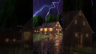Relaxing thunderstorm.  