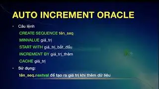 SQL 18 - SQL Auto Increment